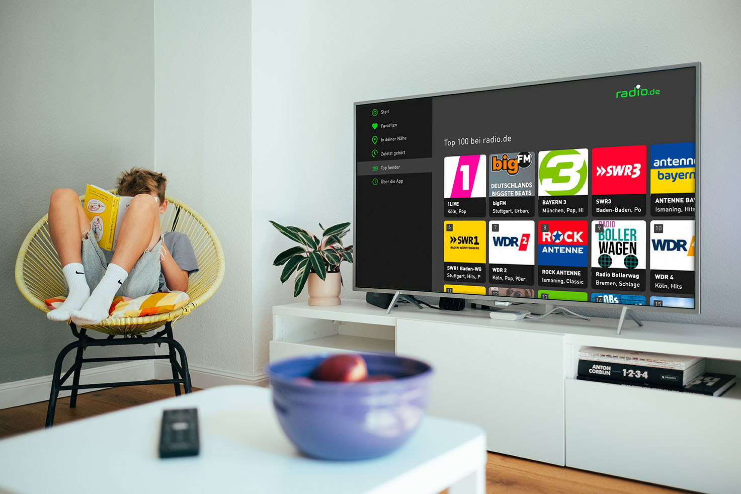 radio.de auf verschiedenen Endgeräten